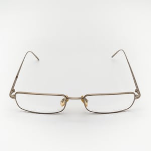 Fendi vintage eyeglasess, rectangular optical frame, made in Italy, new old stock