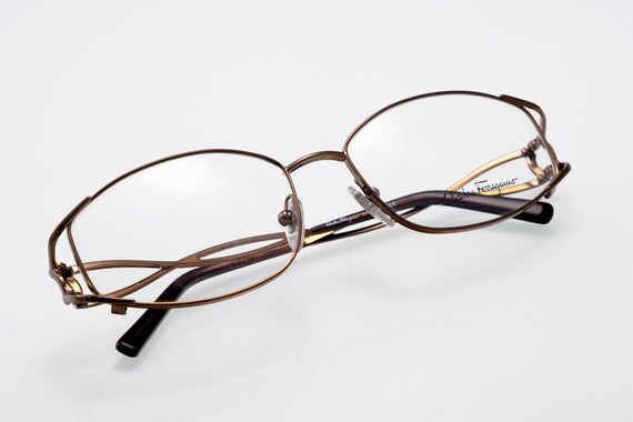 Salvatore Ferragamo Vintage Eyeglasses, Oval, New Old Stock  display picture 1
