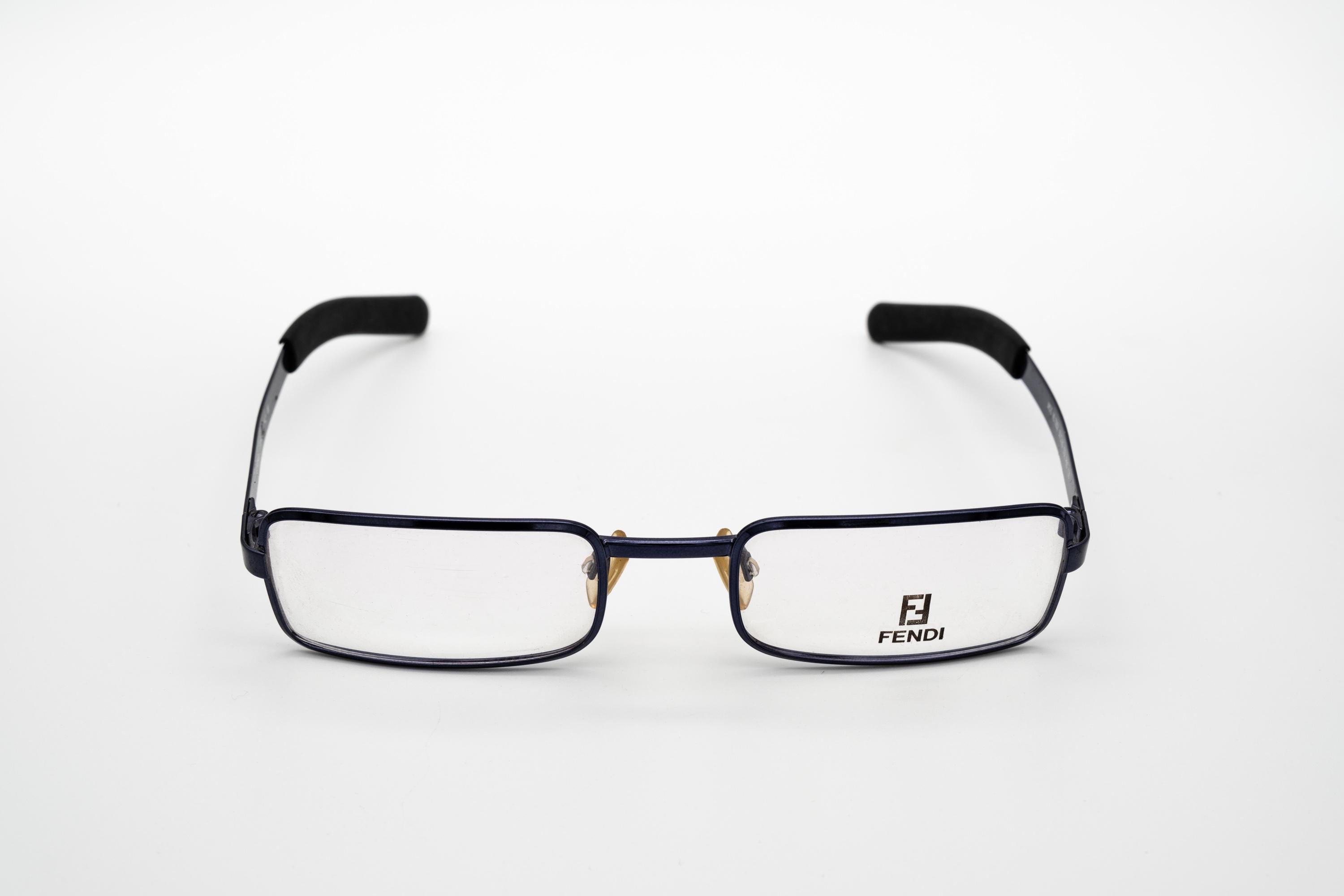 Fendi vintage women’s plastic frame Fendi F934R 318 Women Green Rectangle Eyeglasses Frames 53 x  main image 2