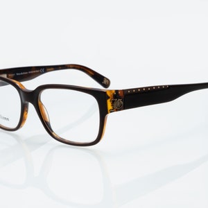 John Galliano vintage eyeglasses, tortoise, square optical frame made in Italy, new old stock