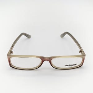 Roberto Cavalli vintage eyeglasses, rectangular optical frame made in Italy, new old stock