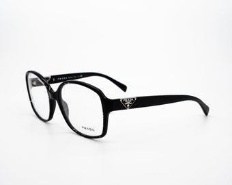 Prada vintage eyeglasses, made in Italy, big square optical frame made in Italy, new old stock