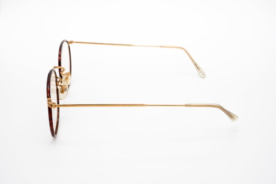 Hilton Classic vintage eyeglasses, gold, tortoise… - image 3