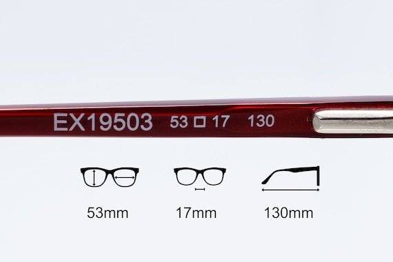 Exte vintage eyeglasses, gray, bordeaux, rectangu… - image 5