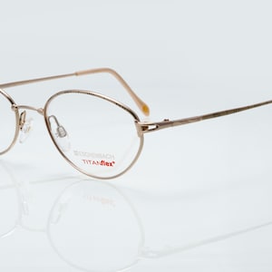 Eschenbach titanflex vintage eyeglasses, oval optical frame, new old stock