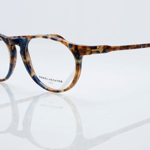 Daniel Hechter vintage eyeglasses, tortoise, round optical frame, new old stock