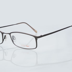 Eschenbach titanflex vintage eyeglasses, rectangular optical frame, new old stock