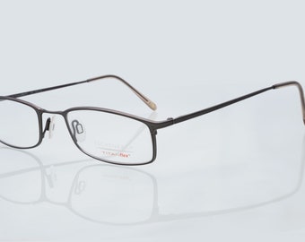 Eschenbach titanflex vintage eyeglasses, rectangular optical frame, new old stock