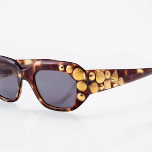 Francis Klein Paris vintage sunglasses, square, tortoise, made in France, 80&#39;s, deadstock