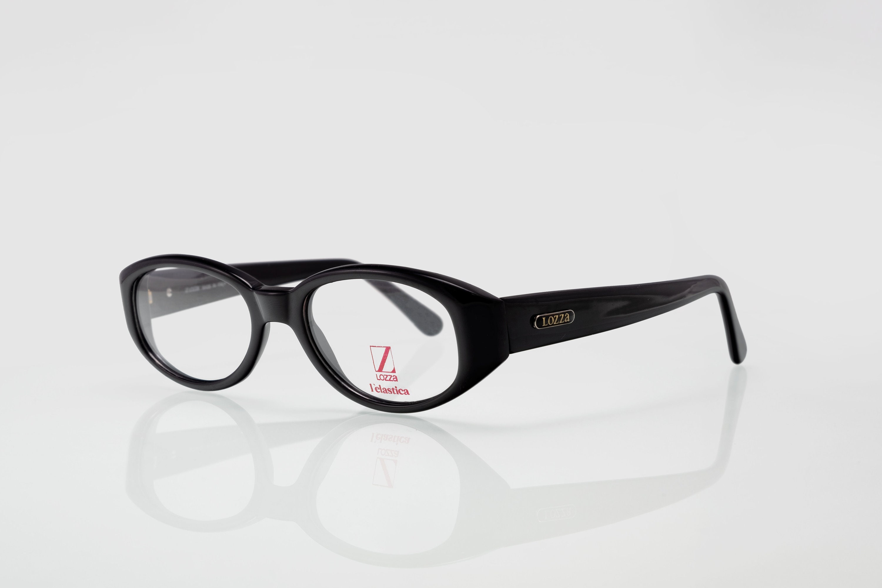Vintage Línea Lozza Eyeglasses Fratelli Lozza Optifashion Vintage Eyeglass Frame Lonyl  main image 3
