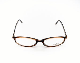Rayban vintage eyeglasses, oval optical frame made in Italy, new old stock