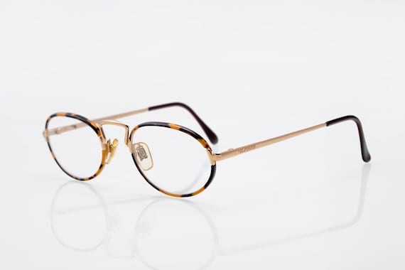 Gafas de vista Oliver vintage dorado carey montura de optica ovalada made in Italy nuevo de antiguo stock Etsy Mexico