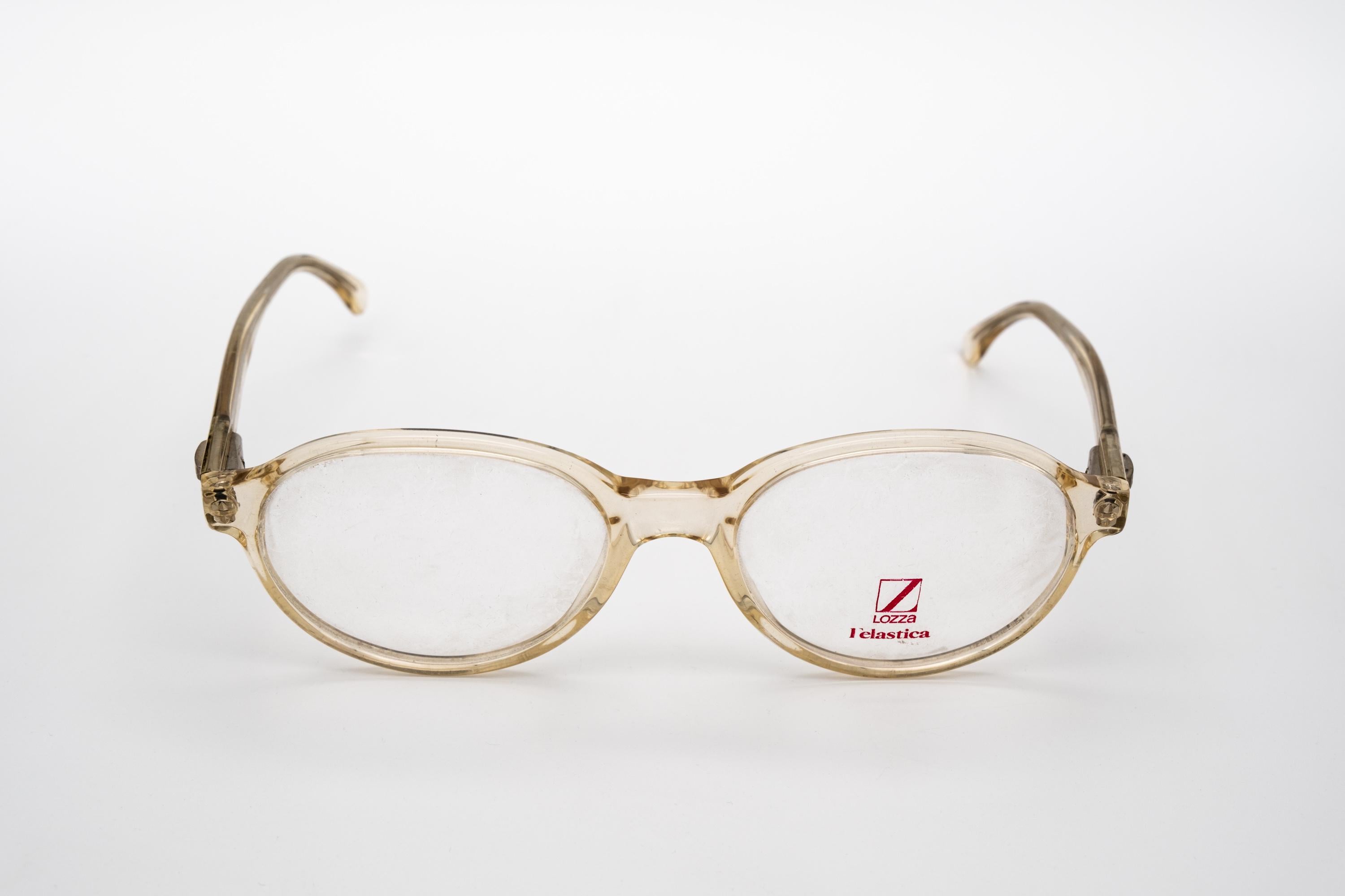 Lozza Vintage Eyeglasses, Transparent, Oval Optical Frame  display picture 1