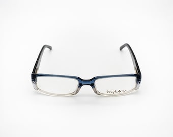 Byblos vintage eyeglasses, rectangular optical frame made in Italy, new old stock