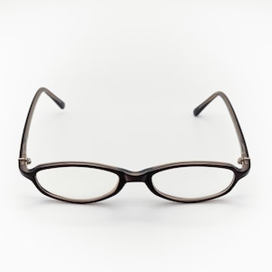 Giorgio Armani vintage eyeglasses, oval optical frame made in Italy, new old stock
