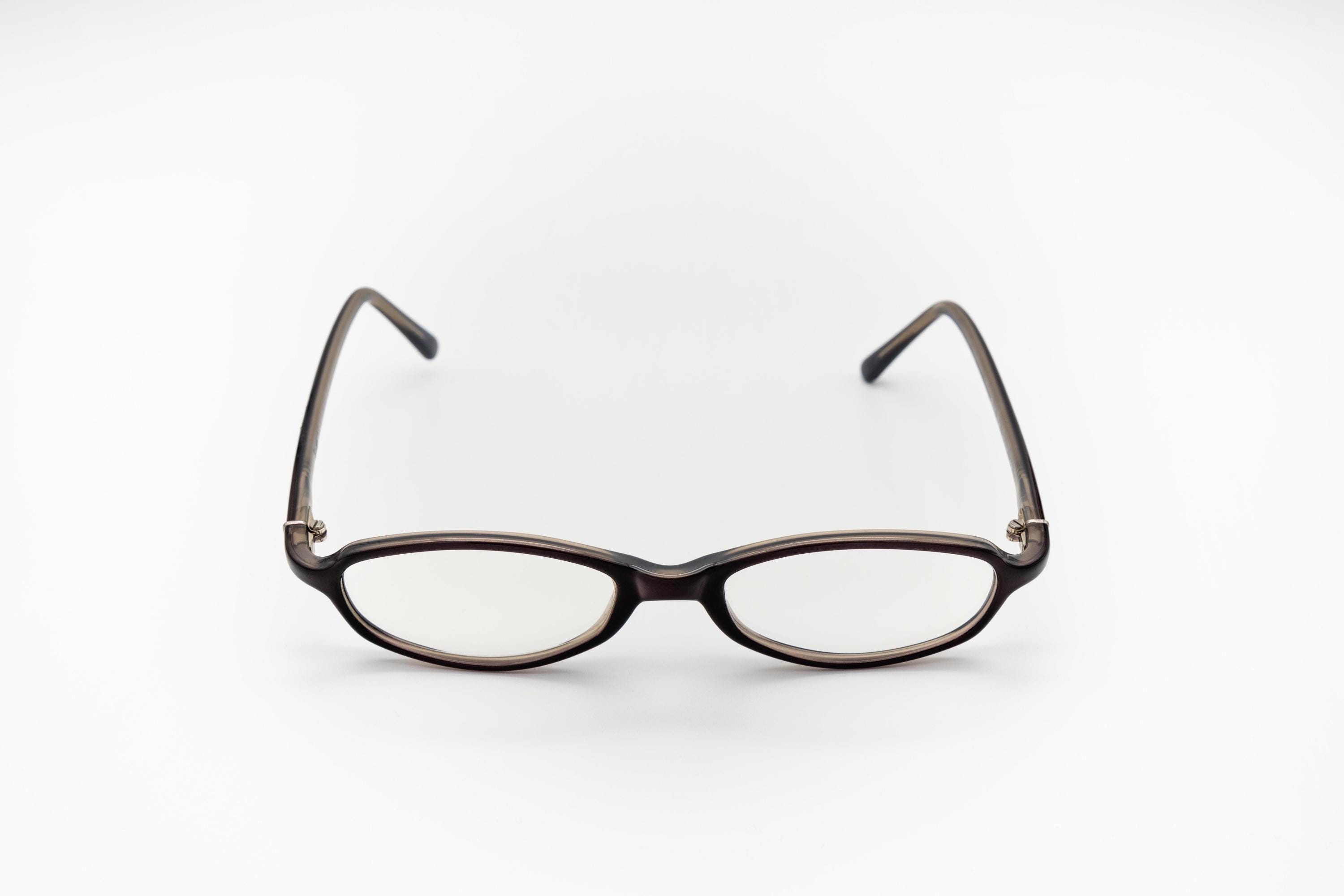 Giorgio Armani vintage eyeglasses, oval optical frame made in Italy, new old stock