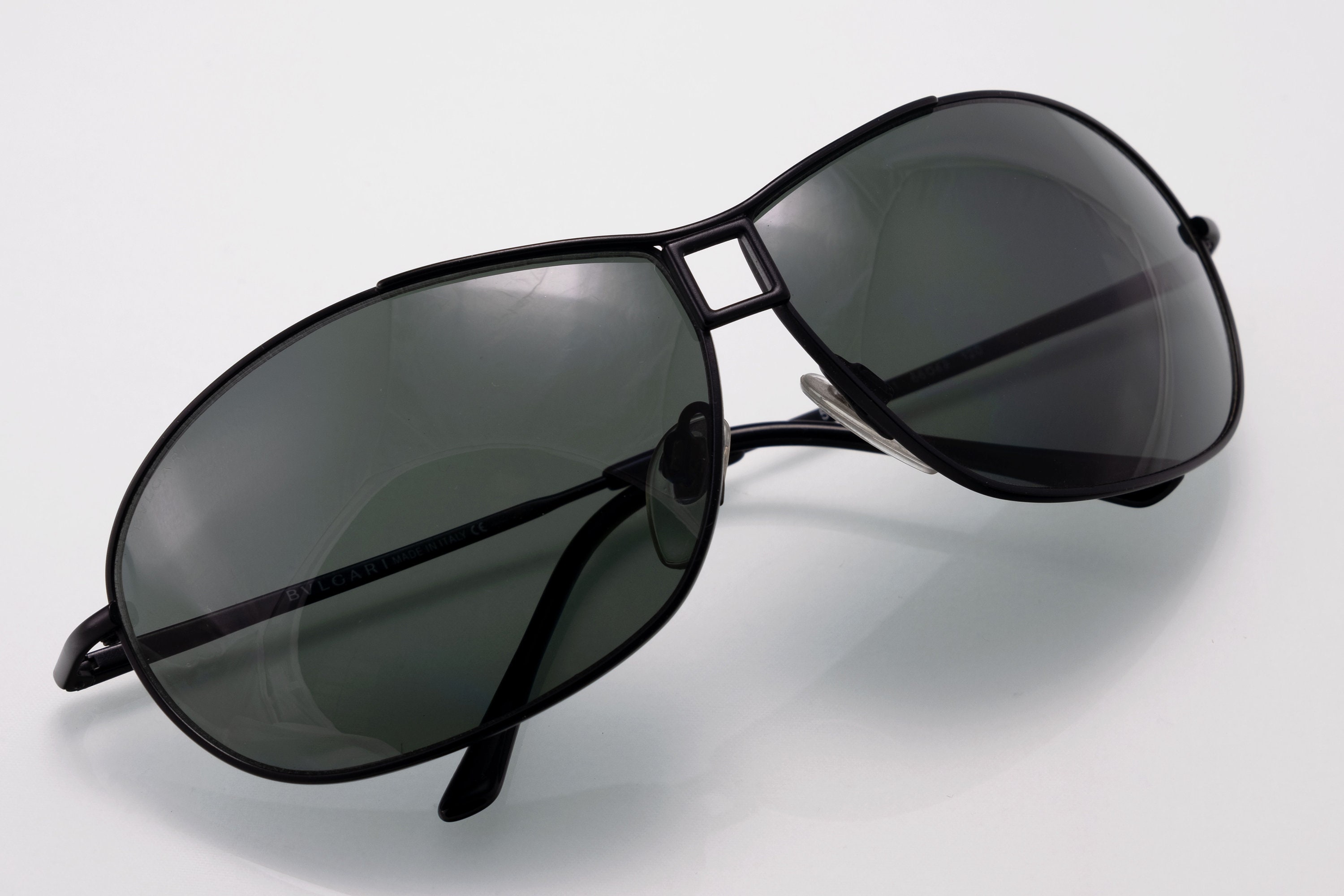RARE Vintage Bulgari Sunglasses NWOT Vintage Designer BVLGARI Sunglasses With Case and Cleaning  main image 2