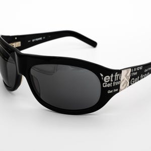 Gianfranco Ferre vintage sunglasses, black, new old stock