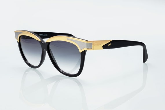 Fendi by Lozza Vintage Sunglasses, Cat Eye, New Old Stock - Etsy display picture 2