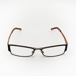 T Look Milano vintage eyeglasses, rectangular optical frame made in Italy, new old stock