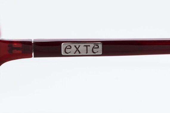 Exte vintage eyeglasses, gray, bordeaux, rectangu… - image 4