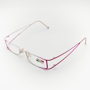 T Look Milano vintage eyeglasses, rectangular optical frame made in Italy, new old stock