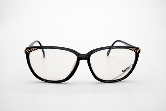Rodenstock vintage eyeglasses, black, new old sto… - image 1