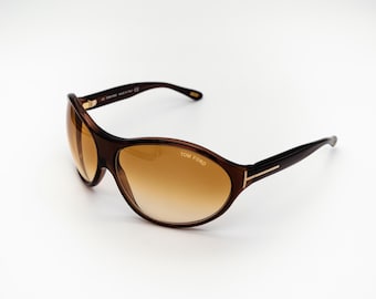 Authentic Deadstock TOM FORD Black Sunglasses NOS / Model# Eugenio