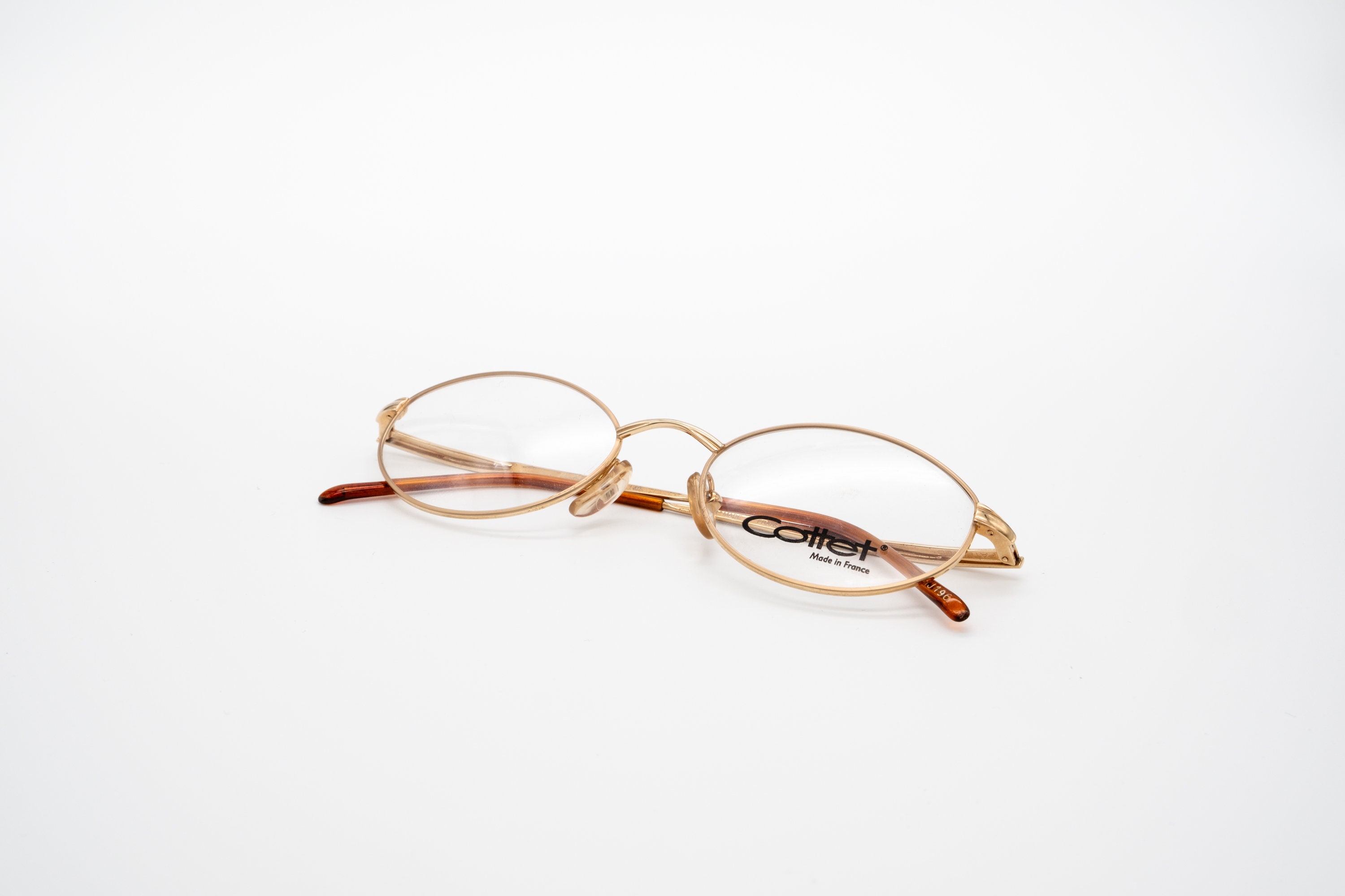 Cottet Gold Prescription Glasses Frames Cottet 2820 PMJ3 Vintage Glasses – Ed & Sarna Vintage Eyewear main image 3