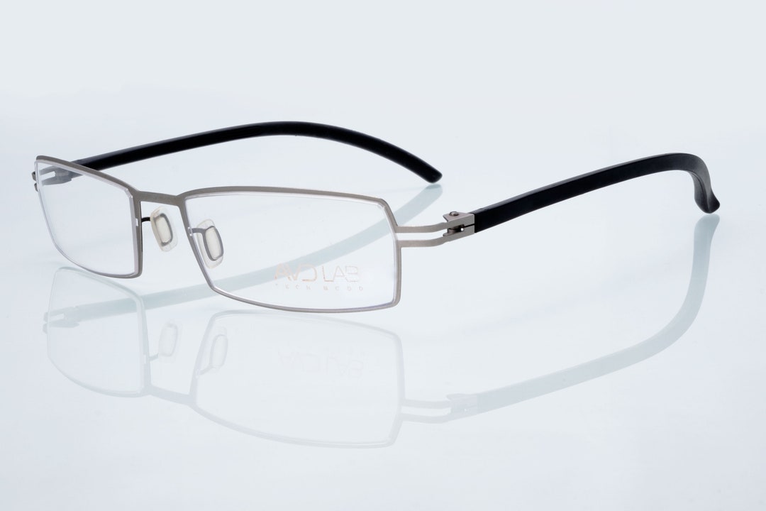 Augusto Valentini AVD LAB Vintage Eyeglasses, Silver, Black ...