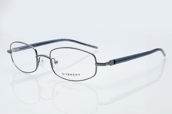 Givenchy vintage rectangular eyeglasses, silver, … - image 1