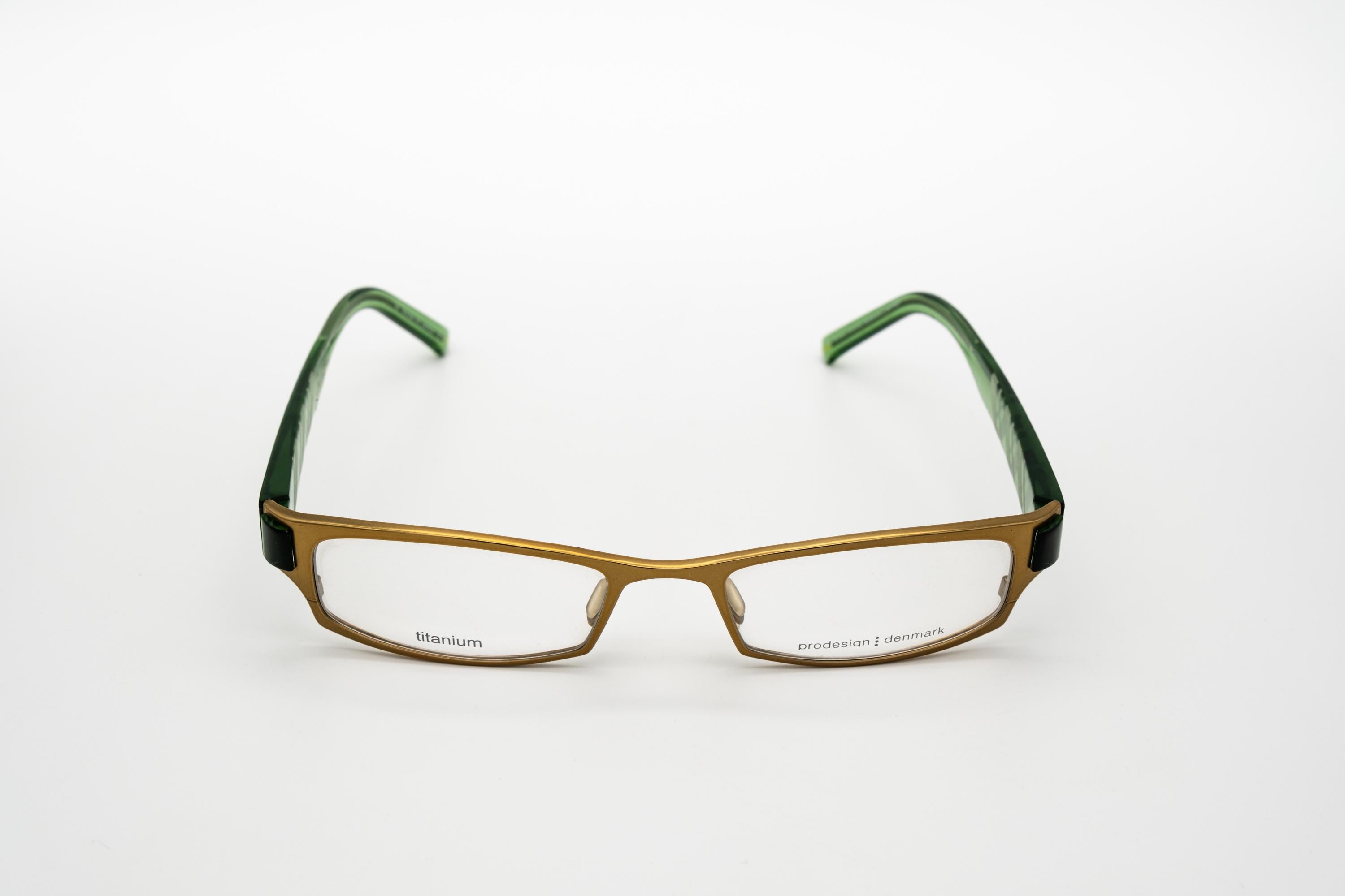 Prodesign Denmark Vintage Eyeglasses, Titanium, Made in Japan
