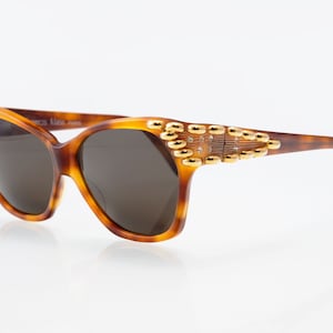 Francis Klein Paris vintage sunglasses, cat eye, tortoise, made in France, 80&#39;s, deadstock