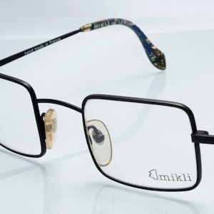Alain Mikli &#39;&#39;Mikli par Mikli&#39;&#39; vintage eyeglasses, square optical frame handmade in France, new old stock