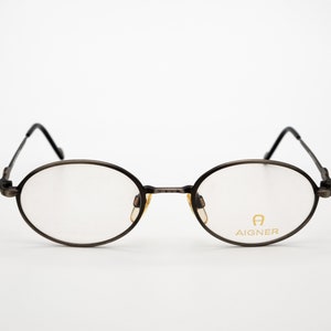 Aigner vintage eyeglasses, oval optical frame made in Germany, new old stock