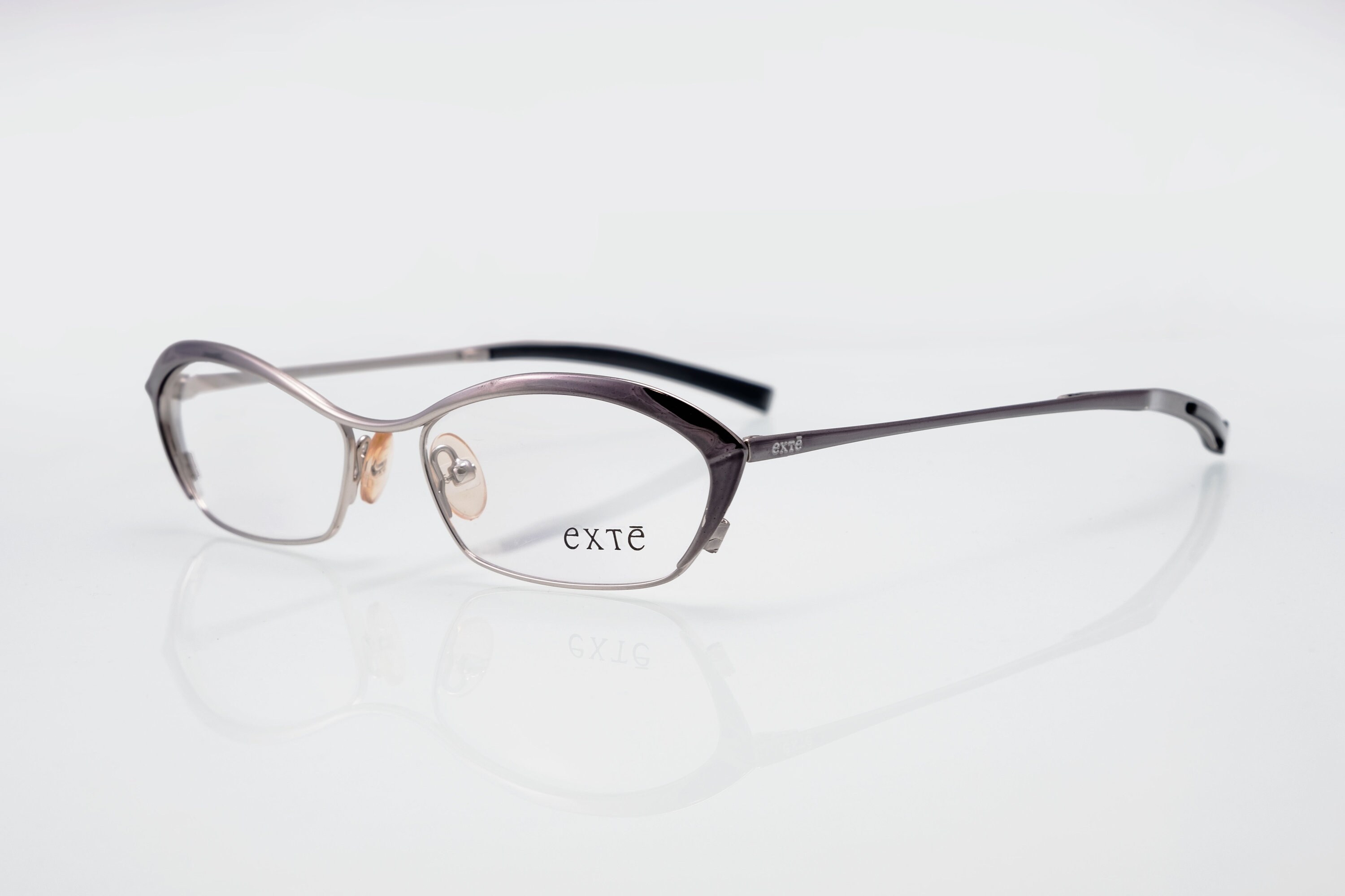 EXTE ITALIAN EYEGLASSES FRAMES EXTE EX21902 Vintage Eyeglasses, Unique Rectangle Glasses  main image 4