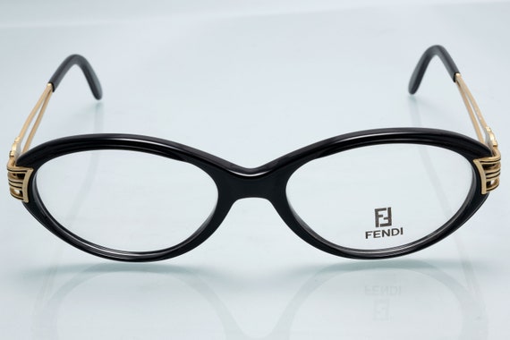 Fendi vintage eyeglasses, oval cat eye optical fr… - image 2