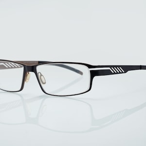 Orgreen vintage eyeglasses, rectangular optical frame handmade in Japan, new old stock