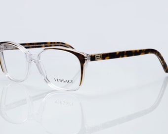 Gianni Versace vintage eyeglasses, mod. 3147, tortoise, transparent, new old stock