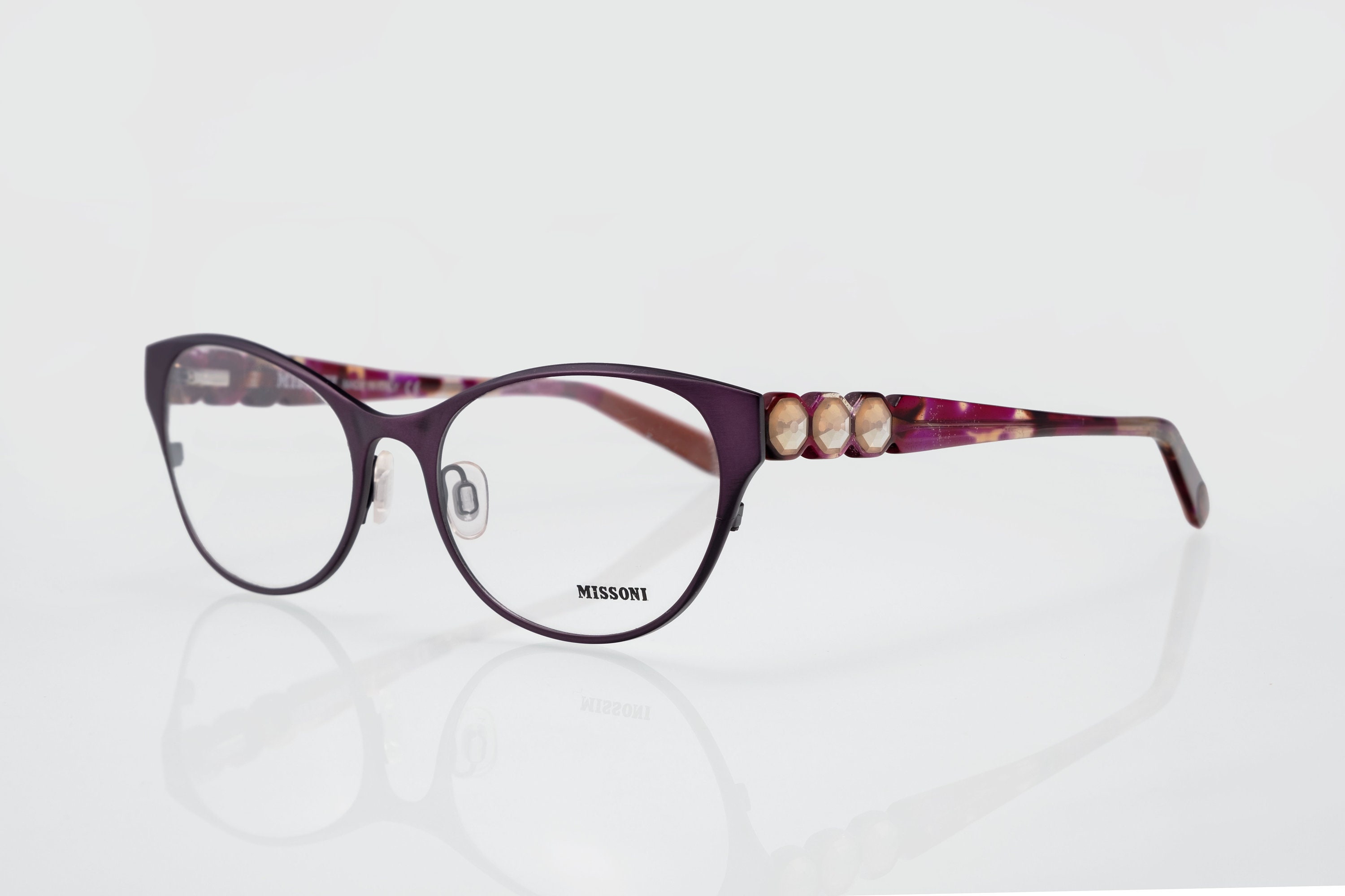 Missoni Purple Acetate Glasses Women\'s (Frames) Kits.com -- Missoni MIS 0060 main image 2