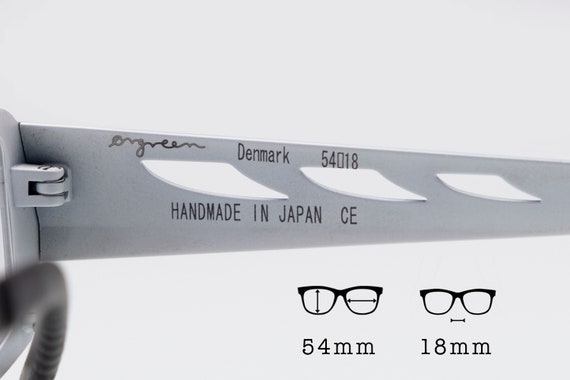 Orgreen vintage eyeglasses, titanium, rectangular… - image 5