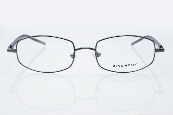 Givenchy vintage rectangular eyeglasses, silver, … - image 2