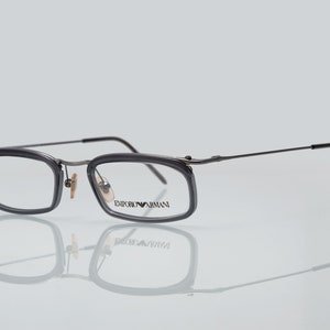 Emporio Armani vintage eyeglasses, rectangular optical frame, new old stock