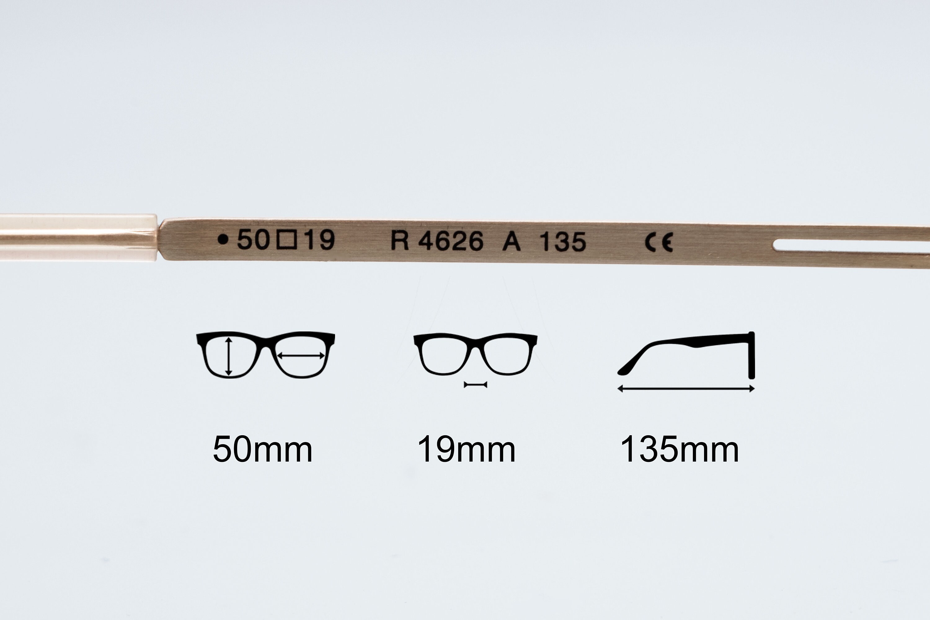 Rodenstock Vintage Eyeglasses, Rectangular, Gold, Half Rim Optical