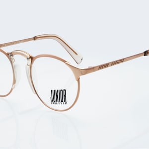 Junior Gaultier 57-0174 vintage eyeglasses, rose gold, new old stock