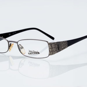 Jean Paul Gaultier vintage eyeglasses, rectangular optical frame, new old stock