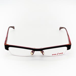 Mikli par Mikli vintage eyeglasses, half rim rectangular optical frame, new old stock