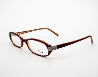 Dolce & Gabbana vintage eyeglasses, oval optical frame made in Italy, new old stock