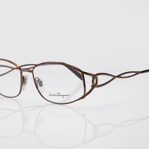 Salvatore Ferragamo vintage eyeglasses, oval, new old stock