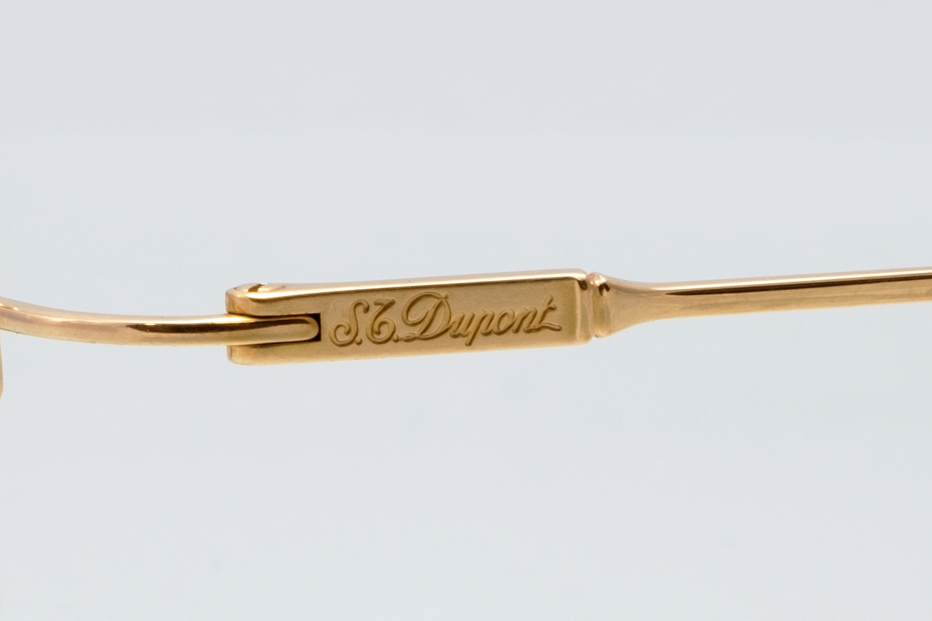 S.T Dupont 23 KT GP Vintage eyeglass flame S.T. Dupont D015/20 vintage glasses – The House of Iconic Frames main image 2